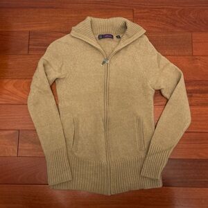 Saks Fifth Avenue Tan Sweater